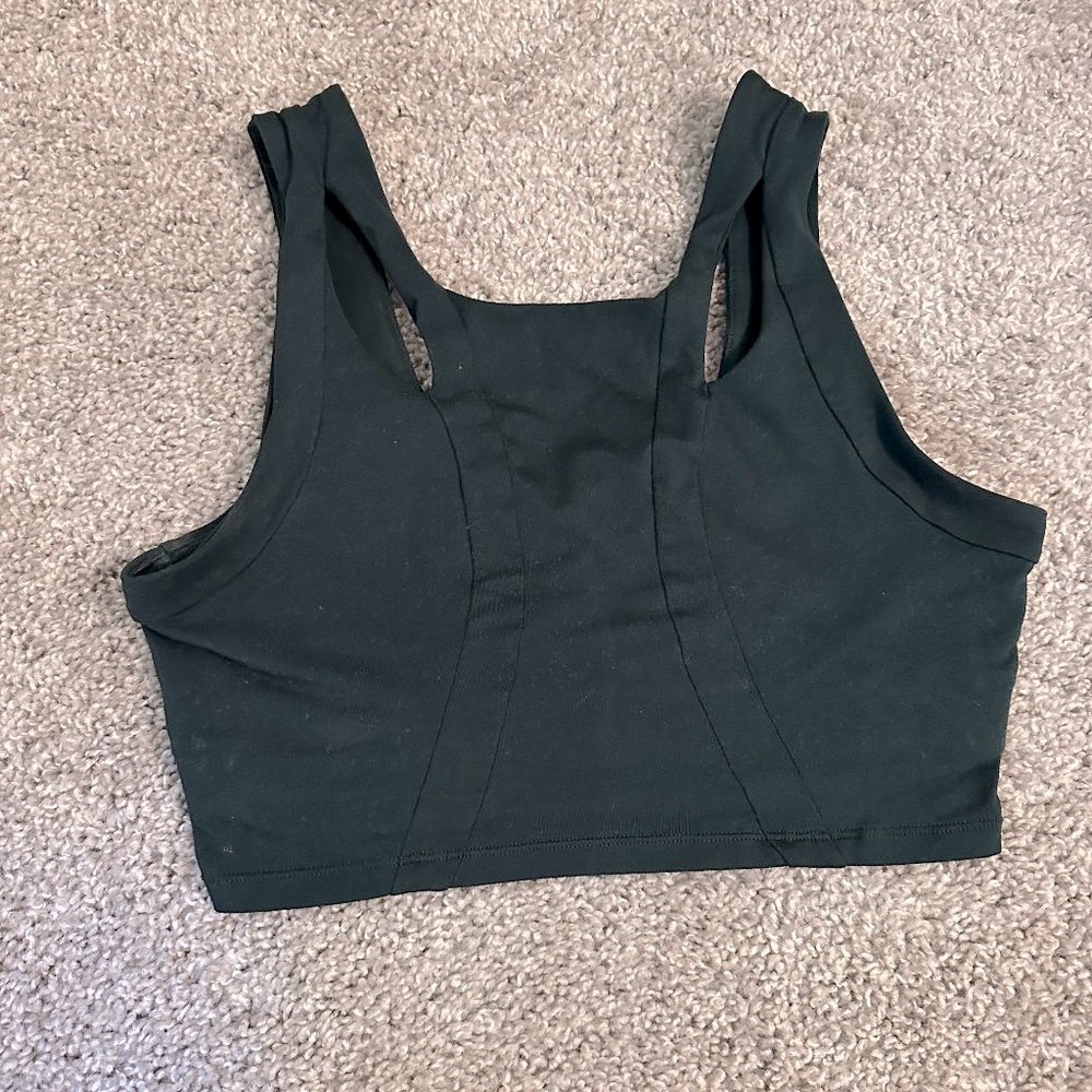 ALO Arch Crop Bra M Hunter Green